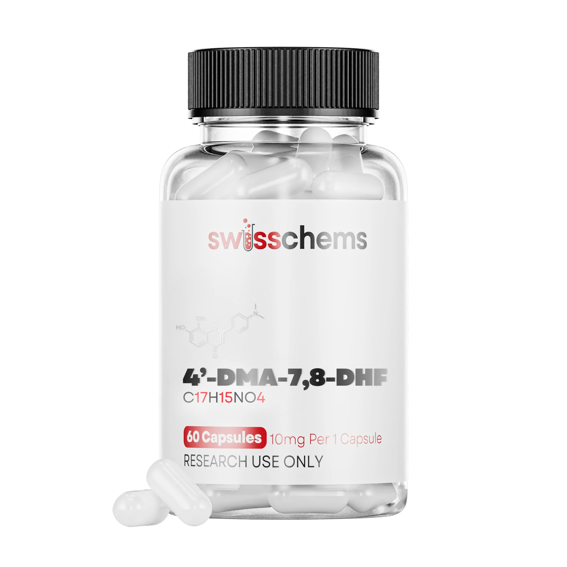 Buy 4’-DMA-7,8-DHF ( Eutropoflavin ) 10mg / 60 capsule - SwissChems - Buy Best Quality Peptides, SARMS Online