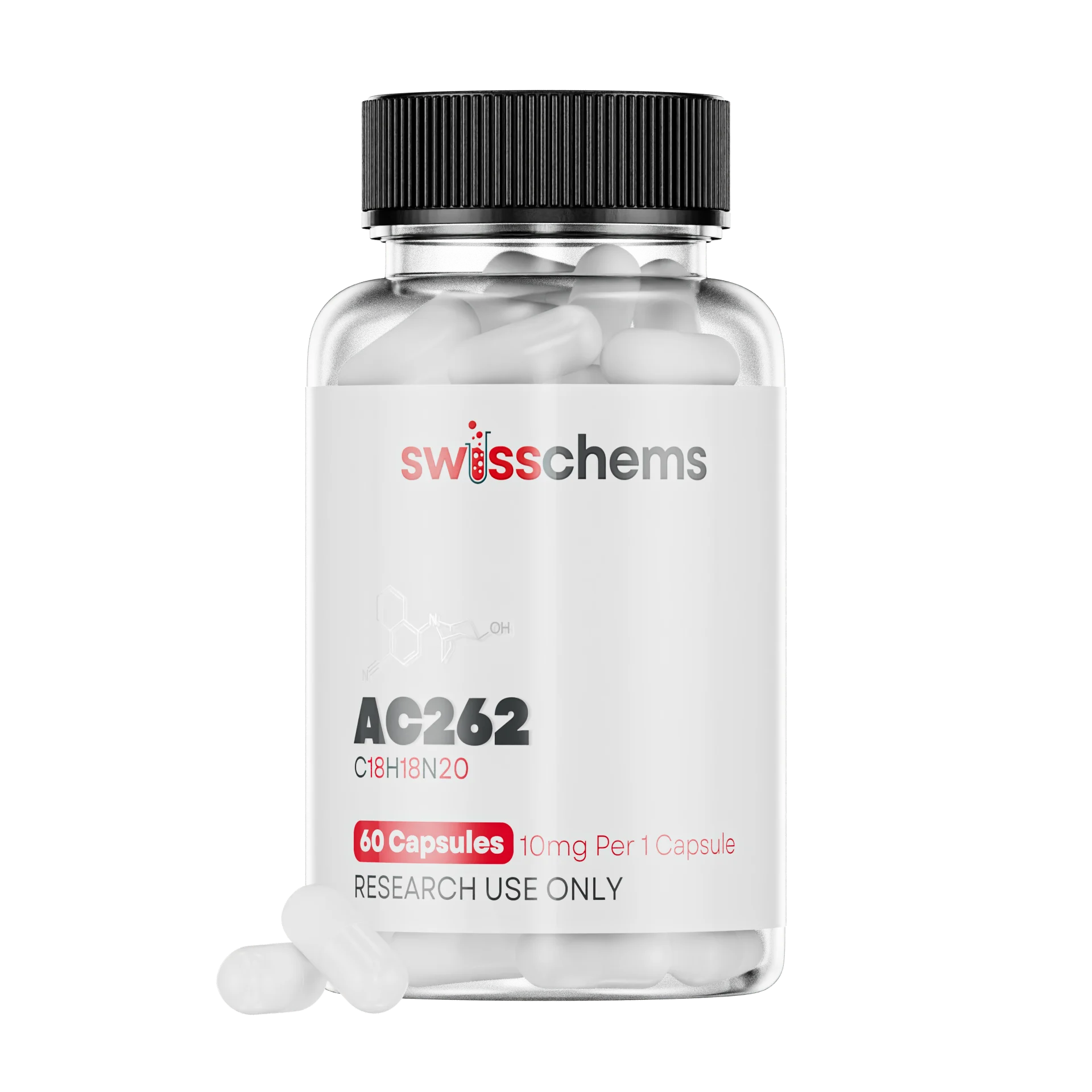 Buy AC-262 (Accadrine), (10mg/capsule) 60 Capsules - SwissChems - Buy Best Quality Peptides, SARMS Online