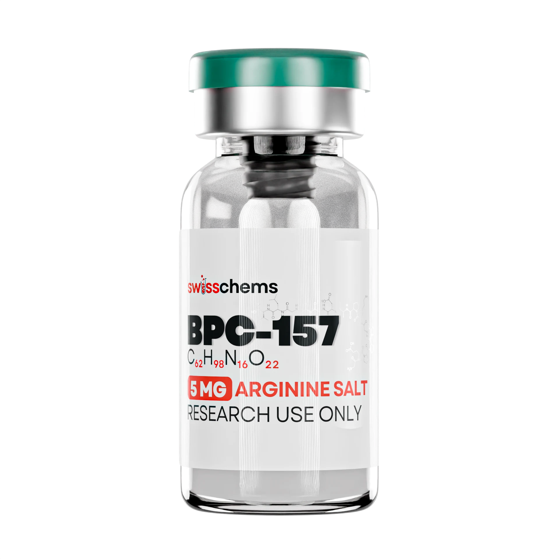 Buy BPC-157 with Arginine Salt - SwissChems - Buy Best Quality Peptides, SARMS Online