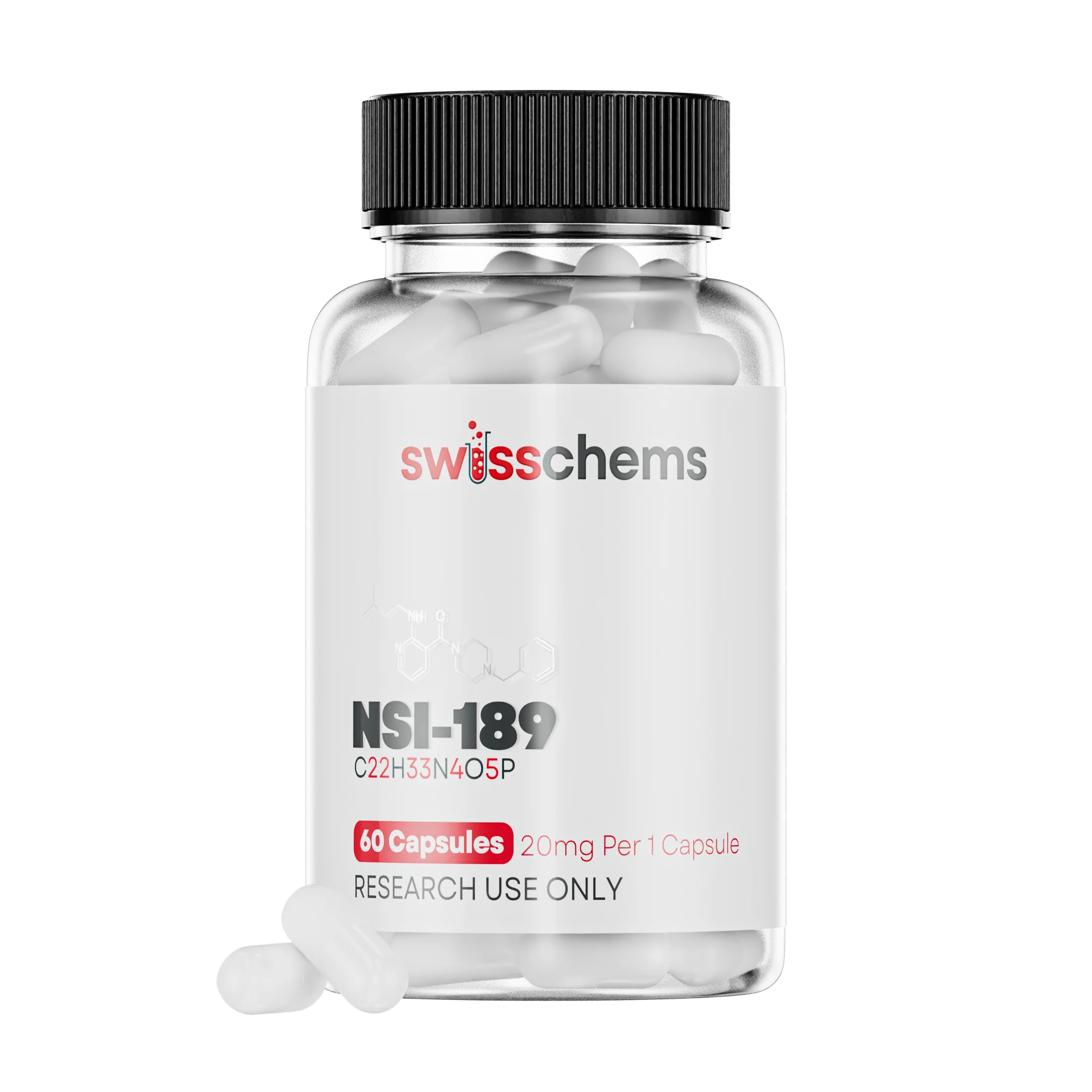 Buy NSI-189 Phosphate (20mg/capsule), 60 Capsules - SwissChems - Buy Best Quality Peptides, SARMS Online
